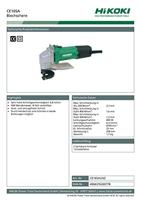 Hikoki CE16SA UAZ PLATENSCHAAR - CE16SAUAZ - thumbnail