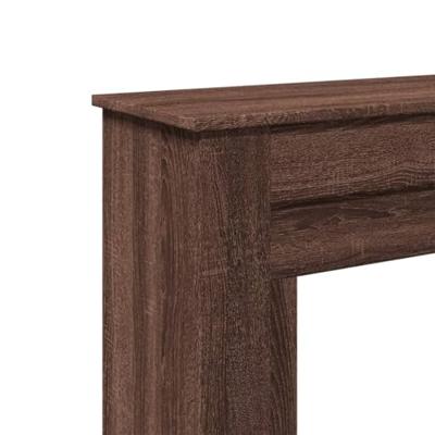 Haardombouw 90x30x90 cm bewerkt hout bruin eikenkleurig