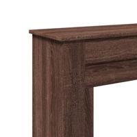 Haardombouw 90x30x90 cm bewerkt hout bruin eikenkleurig - thumbnail
