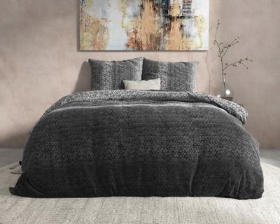 Dreamhouse DH Flanel Gradient Knits Antraciet 140 x 220 cm