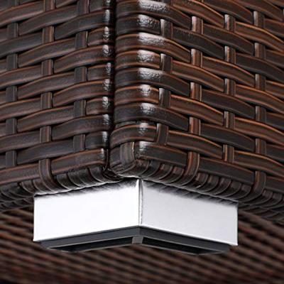 Polyrattan Kussenbox Bruin 318L Polyrattan Kussenbox Bruin 318L