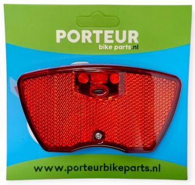Porteur Achterlicht drager led batterij