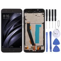 LCD-scherm en Digitizer volledige montage met Frame voor Xiaomi Mi 6(Black) - thumbnail