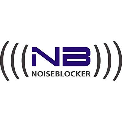 NoiseBlocker M8-P PC-ventilator Zwart (b x h x d) 80 x 80 x 25 mm