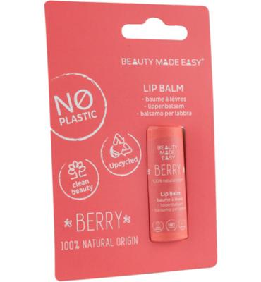 Beauty Made Easy Papertube lipbalm berry 5.5 Gram