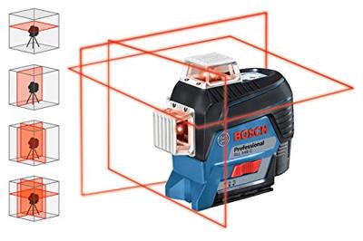 Bosch Blauw GLL 3-80 C Kruislijnlaser + BM1 houder in L-boxx - 0601063R02 - thumbnail
