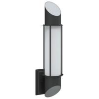 VidaXL Buitenwandlamp roestvrij staal zwart - thumbnail