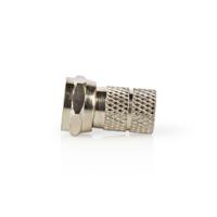 Nedis F-Connector | Male | Twist-On | 5.5 mm | Zilver | 5 Stuks | 1 stuks - CSGB41903ME CSGB41903ME - thumbnail