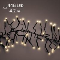 Lumineo led cluster 4.2m-448l zwart/soft gold - thumbnail