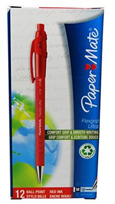 Paper Mate Flexgrip Ultra balpen rood medium