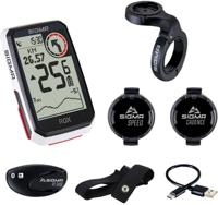 Sigma fietscomputer rox 4.0 gps hr cad top mount set zwart - thumbnail