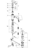 Grohe Europlus Wastafelkraan Met Uittrekbare Uitloop Chroom - thumbnail