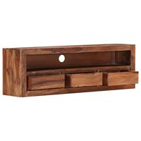 Tv-meubel 120x30x40 cm massief acaciahout - thumbnail