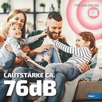 Zamel GNU-209 WESTMINSTER Gong 8 - 230 V 76 dBA Wit - thumbnail