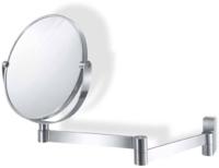 Zack Linea Make up Spiegel 26.5x25.6x3.8cm Mat Gesatineerd RVS 40109 - thumbnail