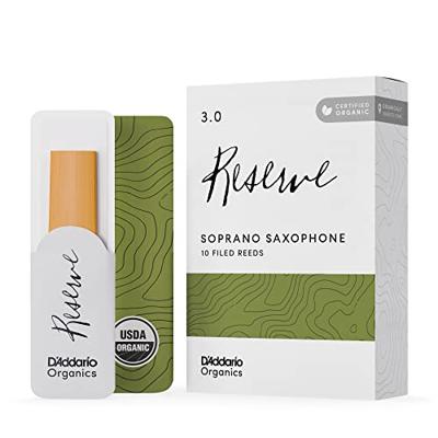 D&apos;Addario Woodwinds Organic Reserve Soprano Saxophone Reeds 3.0 (10 stuks)