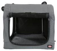 TRIXIE SOFT KENNEL EASY REISBENCH GRIJS 50X36X33 CM - thumbnail