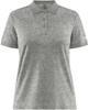 Craft 1910746 Core Blend Polo Shirt Wmn - Grey Melange - XL