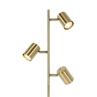 QAZQA Moderne vloerlamp brons 3-lichts - Jeana - thumbnail