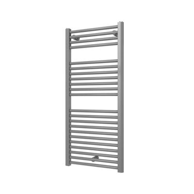 Designradiator BWS Palian met Zijaansluiting 111,1x50 cm 519 Watt Zilver Metallic