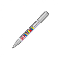 Krijtstift posterman PMA-30 medium punt 2mm metallic silver - thumbnail