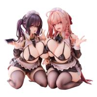 Original Character PVC Statues 1/5 2-Set Koho Miya & Otsuhane Fuwari illustration by Ninoude 18 cm - thumbnail