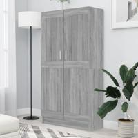 Boekenkast 82,5x30,5x185,5 cm bewerkt hout grijs sonoma eiken - thumbnail
