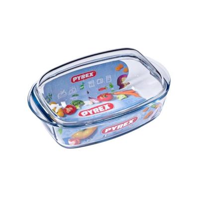 Pyrex ovenschaal met deksel 33x20x13cm Pyrex ovenschaal met deksel 33x20x13cm