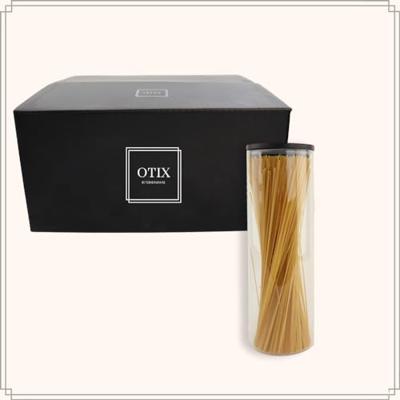 OTIX Voorraadpot Glas met Deksel 1320ml Zwart Hout Spaghetti Bewaar... OTIX Voorraadpot Glas met Deksel 1320ml Zwart Hout Spaghetti Bewaar...