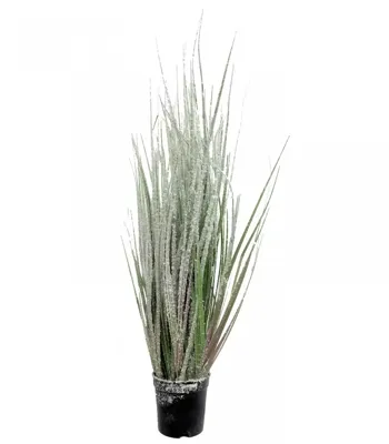 Kunstplant Siergras met Sneeuw 70cm