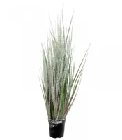 Kunstplant Siergras met Sneeuw 70cm - thumbnail