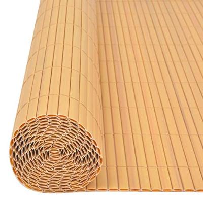 VidaXL Tuinafscheiding dubbelzijdig 90x500 cm pvc geel VidaXL Tuinafscheiding dubbelzijdig 90x500 cm pvc geel