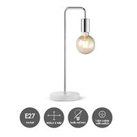 Home sweet home tafellamp Noble Marble - marmer/mat satin - thumbnail