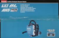 Makita rugstofzuiger 2x18v naked - thumbnail