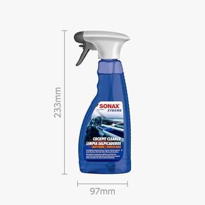 SONAX kunststof onderhoudsmiddel "xtreme cockpitreiniger matteffect" cockpit cleaner 500 ml pet bottle - thumbnail
