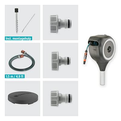 GARDENA RollUp S 15 m 18606-20 Tuinslanghouder voor aan de muur 15 m 1 stuk(s) - thumbnail