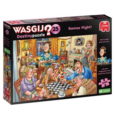 Jumbo Wasgij Destiny 25 puzzel Spelletjesavond - 1000 stukjes