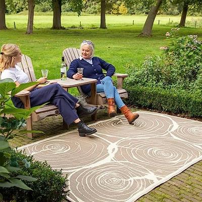 Esschert Design buitenkleed jaarringen 240x150 cm