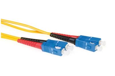 ACT RL3901 Glasvezel Patchkabel Duplex LSZH Singlemode - SC-SC 9/125µm OS2 - 1 meter