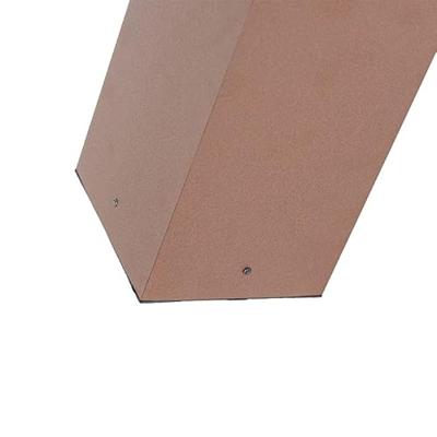 QAZQA Industriële staande buitenlamp roestbruin 80 cm IP44 - Charlois