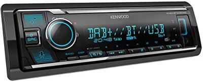 Kenwood KMM-BT506DAB USB-autoradio met DAB+ en Bluetooth handsfree installatie (comp. naar Amazon Alexa, USB, AUX-In, SoundProcessor, 4 x 50 W, var. verlichting, DAB+ antenne)