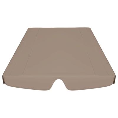 Vervangingsluifel voor schommelbank 150/130x105/70 cm taupe