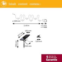 Paulmann 94911 Solar lichtketting Buiten Aantal lampen 6 Warmwit - thumbnail