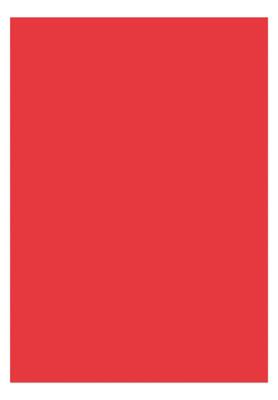 Kangaro K-0043F075 Papier A4 120gr Pak A 100 Vel Rood