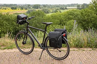 Newlooxs New looxs sports dubbele fietstas zwart/grijs