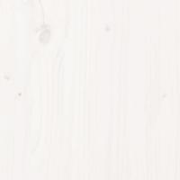 Bedframe massief grenenhout wit 150x200 cm - thumbnail