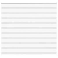 VidaXL Zebra blind 165x100 cm stofbreedte 160,9 cm polyester wit - thumbnail