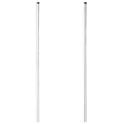 Hekpalen 2 pcs Zilver 160 cm Gegalvaniseerd staal Hekpalen 2 pcs Zilver 160 cm Gegalvaniseerd staal