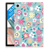 Samsung Galaxy Tab A8 2021/2022 | Siliconen hoesje | Flower Power - thumbnail