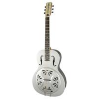 Gretsch G9221 Bobtail Round-Neck Steel Body elektrisch-akoestische resonatorgitaar - thumbnail
